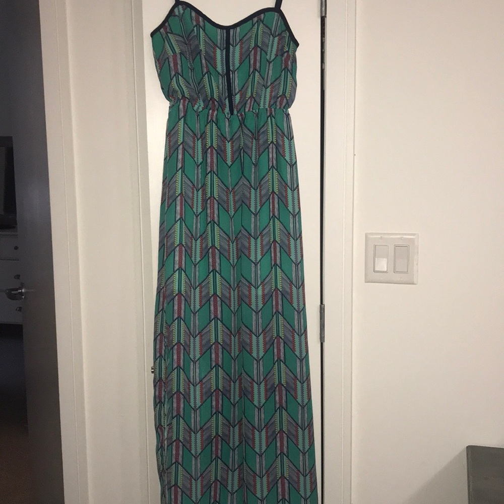 Multi colored maxi dress